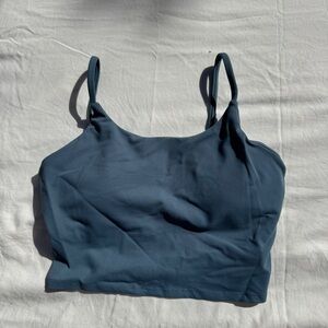 Workout top with built in bra
